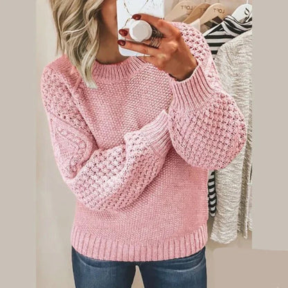 Pascale | Pull en Tricot Femme Manches Ballon - Image 3
