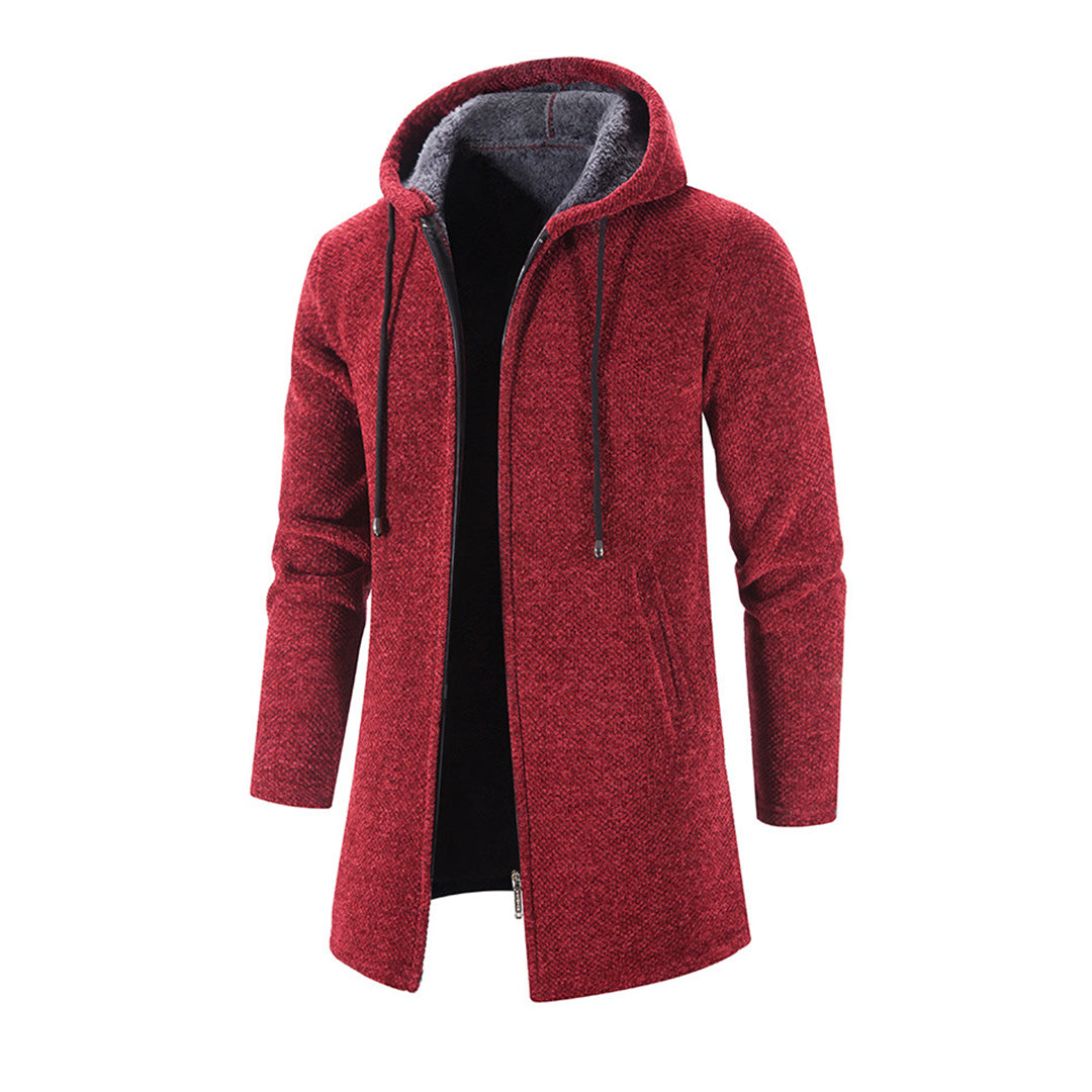 Stéphane | Veste Longue à Capuche pour Homme - Image 6