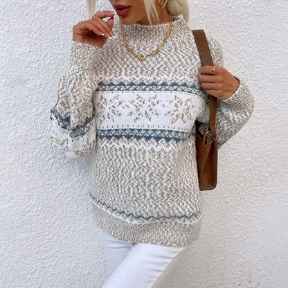 Colette | Pull ras du cou Femme Motif Fair Isle - Image 2