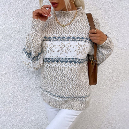 Colette | Pull ras du cou Femme Motif Fair Isle - Image 2
