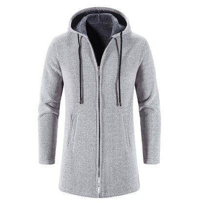 Stéphane | Veste Longue à Capuche pour Homme - Image 8