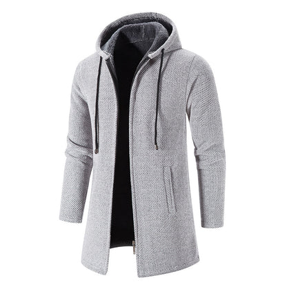 Stéphane | Veste Longue à Capuche pour Homme - Image 9
