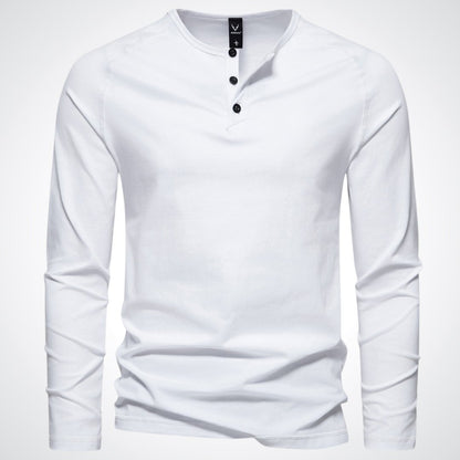 Titouan | Chemise Henley Décontractée à Manches Longues pour Homme - Image 4