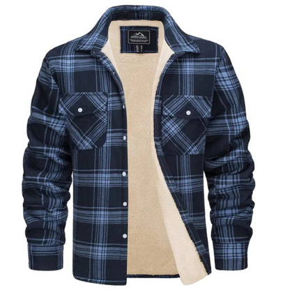 Arsène | Veste Chemise à Carreaux en Flanelle Boutonnée pour Homme - Image 6