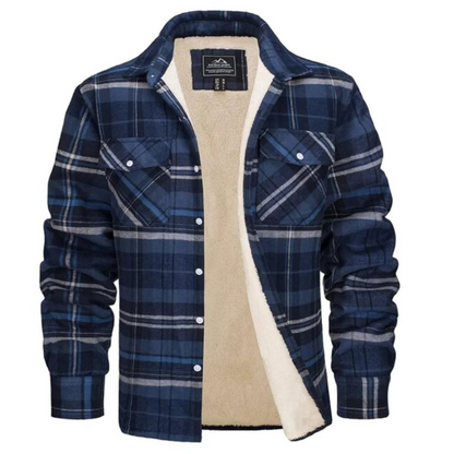 Arsène | Veste Chemise à Carreaux en Flanelle Boutonnée pour Homme - Image 7