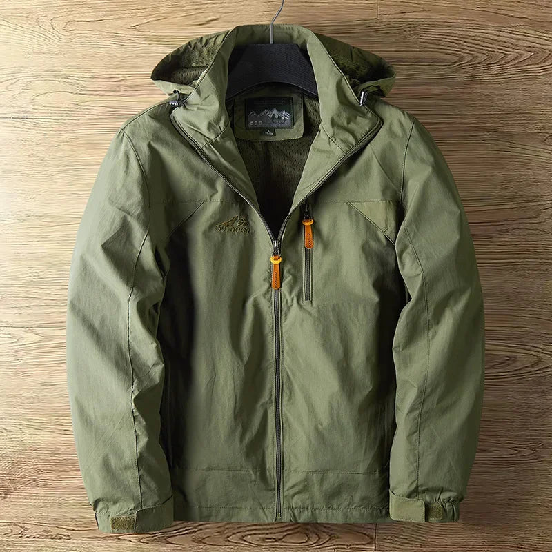 Serge | Veste d'extérieur légère à capuche pour homme - Image 9