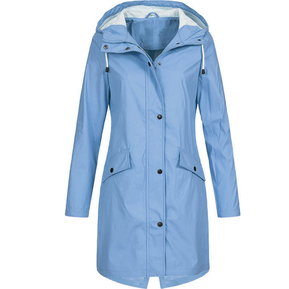 Fiona | Imperméable Long Femme à Capuche - Image 8