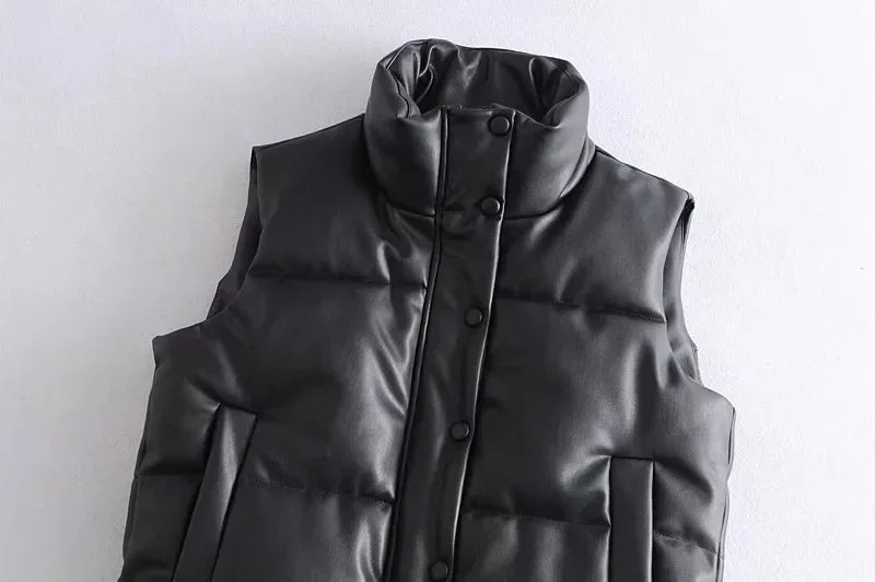 Édith | Veste sans manches matelassée et rembourrée pour femme - Image 4