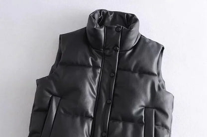 Édith | Veste sans manches matelassée et rembourrée pour femme - Image 4