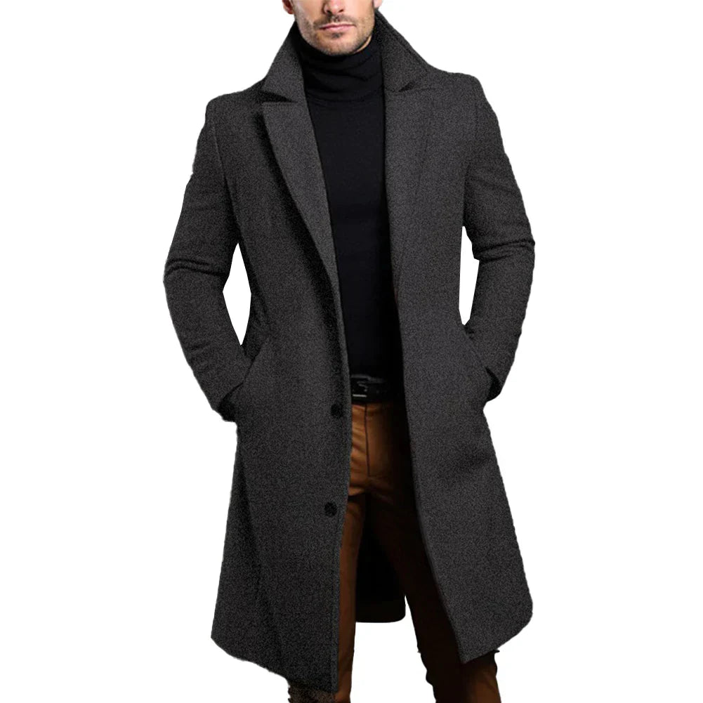 Noé | Manteau Long Ajusté pour Homme - Image 2