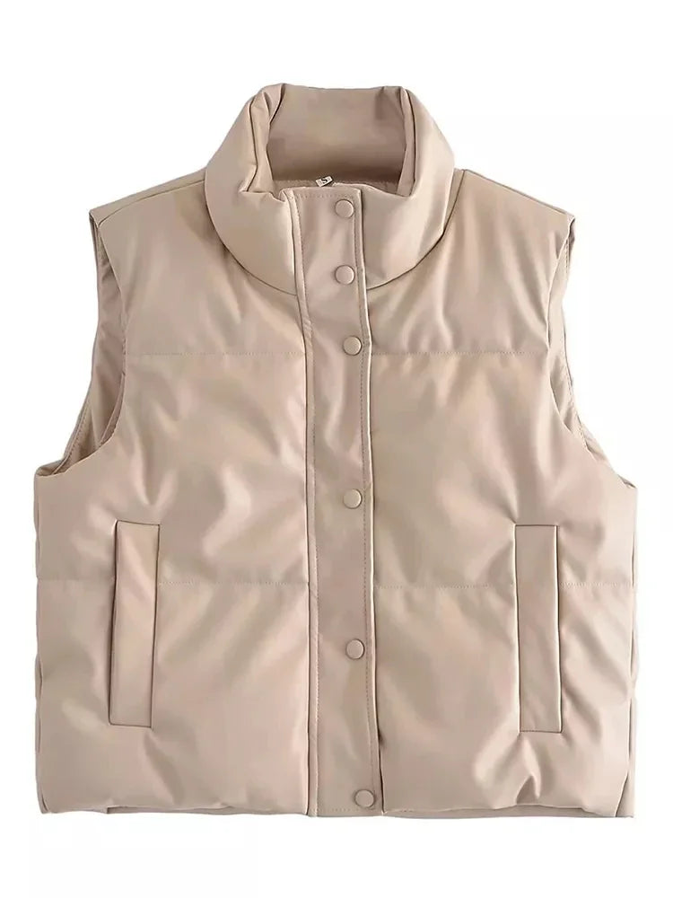 Édith | Veste sans manches matelassée et rembourrée pour femme - Image 5