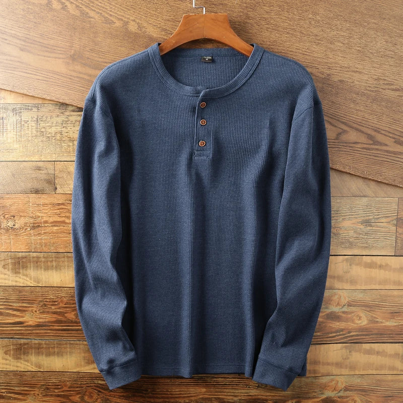 Evan | Pull Henley à Manches Longues pour Homme - Image 5