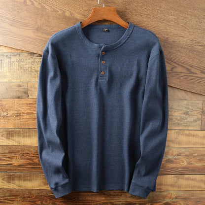 Evan | Pull Henley à Manches Longues pour Homme - Image 5