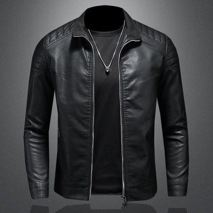 Charly | Veste de motard slim fit pour homme - Image 3