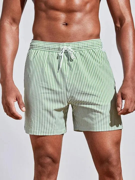 Tanguy | Short de bain rayé confortable à séchage rapide pour hommes - Image 2