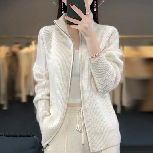 Wafa | Veste Pull Zippée Femme - Image 2