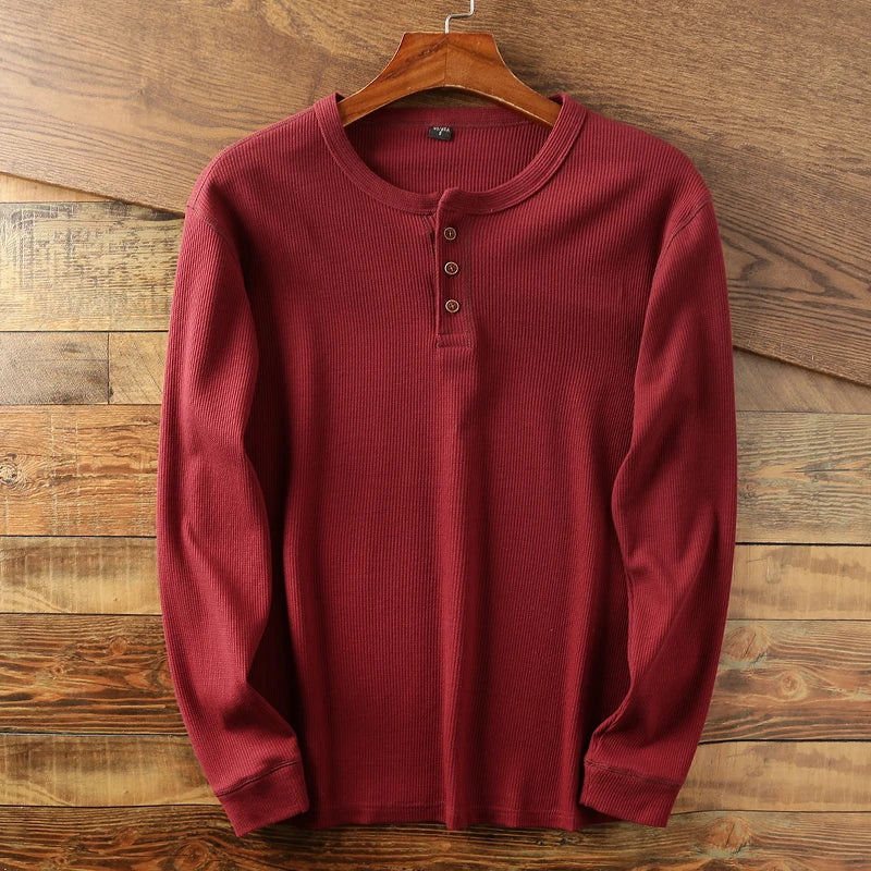Evan | Pull Henley à Manches Longues pour Homme - Image 4