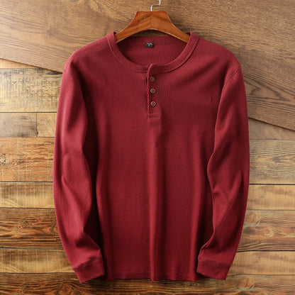 Evan | Pull Henley à Manches Longues pour Homme - Image 4