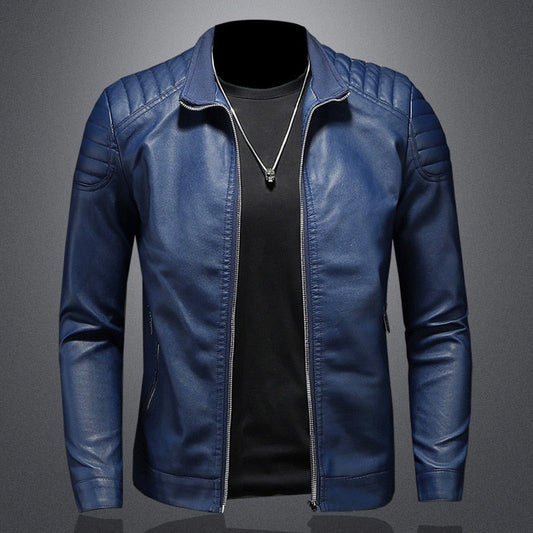 Charly | Veste de motard slim fit pour homme - Image 1