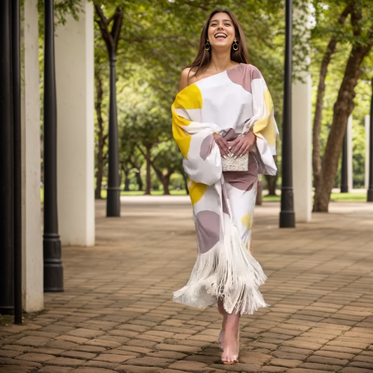 Léonie | Ensemble duo imprimé Lila pour un style chic - Image 2