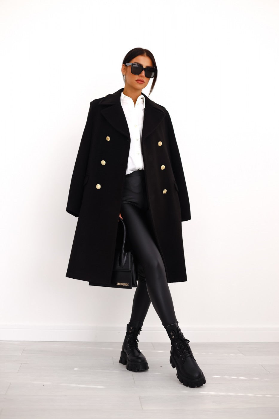 Lou | Manteau Long Croisé Femme - Image 1