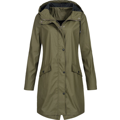 Fiona | Imperméable Long Femme à Capuche - Image 6