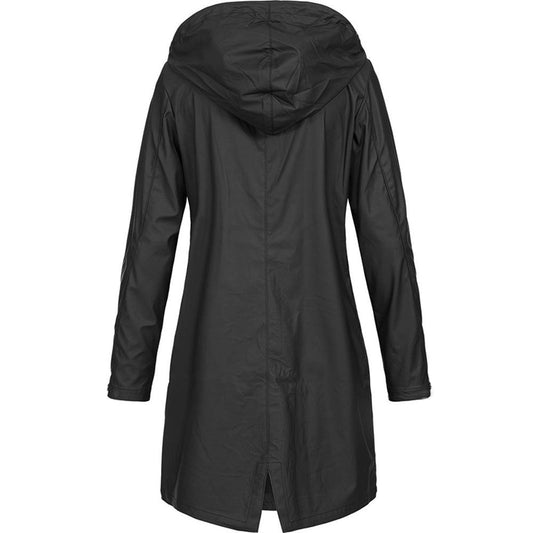 Fiona | Imperméable Long Femme à Capuche - Image 1