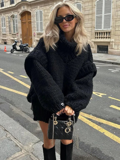 Annette | Robe Pull Oversize Femme - Image 1