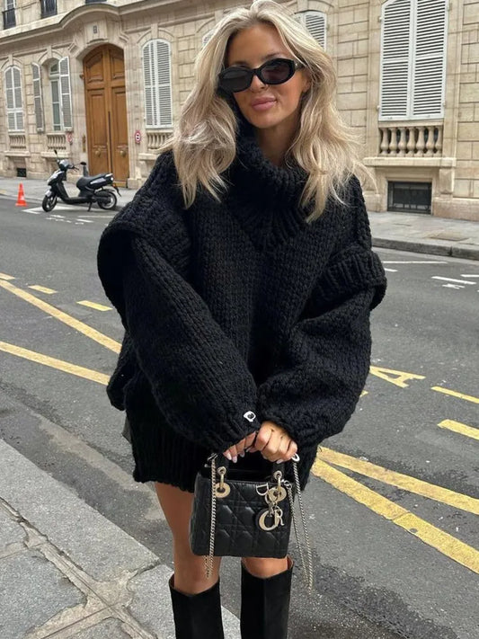 Annette | Robe Pull Oversize Femme - Image 1
