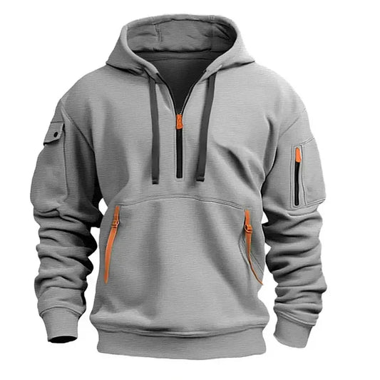 Côme | Pull à Capuche Homme Demi-Zip - Image 1