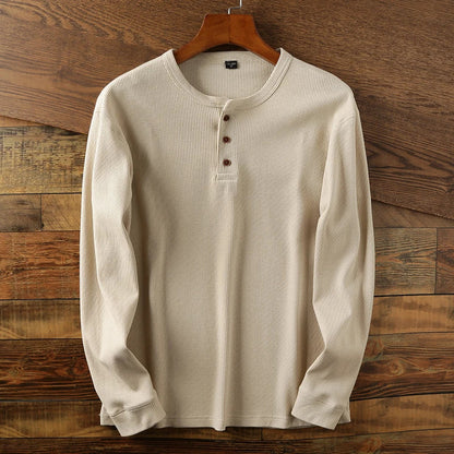Evan | Pull Henley à Manches Longues pour Homme - Image 3