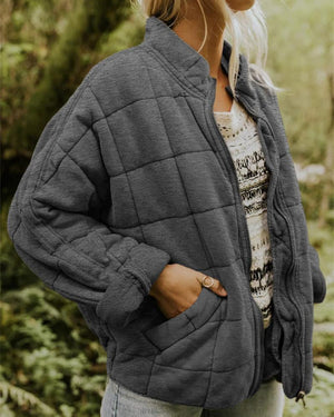 Rasmine | Veste matelassée élégante avec fermeture à glissière