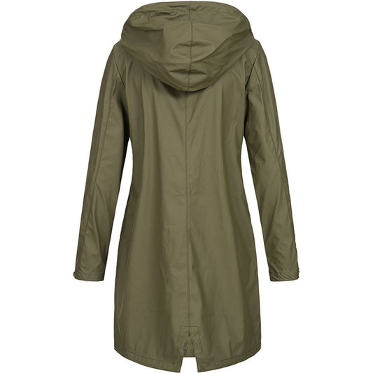 Fiona | Imperméable Long Femme à Capuche - Image 2
