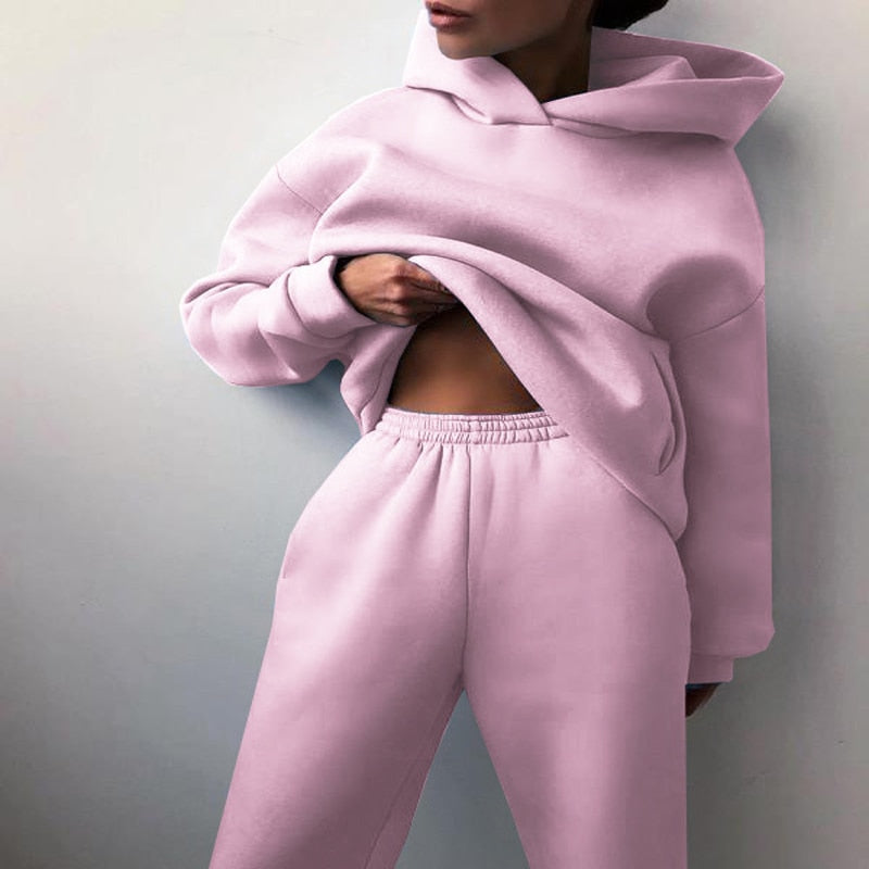 Mirella | Ensemble de survêtement pour femme avec sweat à capuche oversize - Image 11
