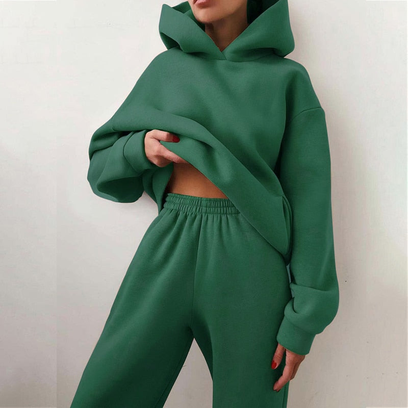 Mirella | Ensemble de survêtement pour femme avec sweat à capuche oversize - Image 14