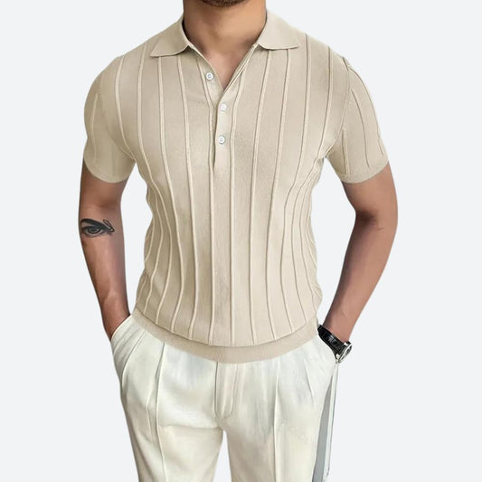 Thiébault | Polo à col en V pour hommes - Image 2