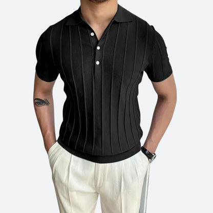 Thiébault | Polo à col en V pour hommes - Image 1