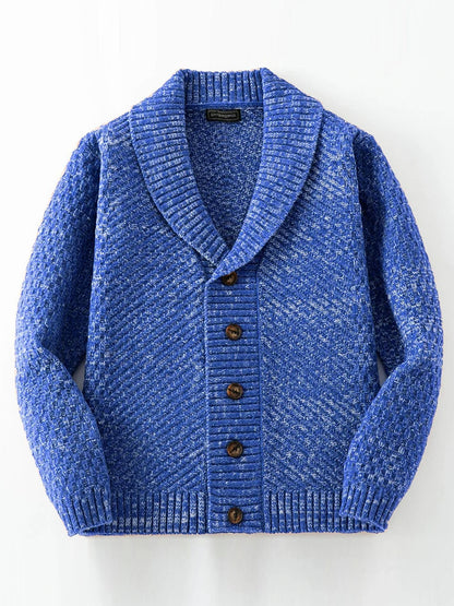 Livio | Pull Homme Boutonné Col Châle - Image 1