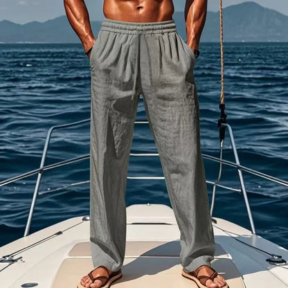 Clément | Pantalon de lin confortable et décontracté pour un style estival sans effort - Image 6