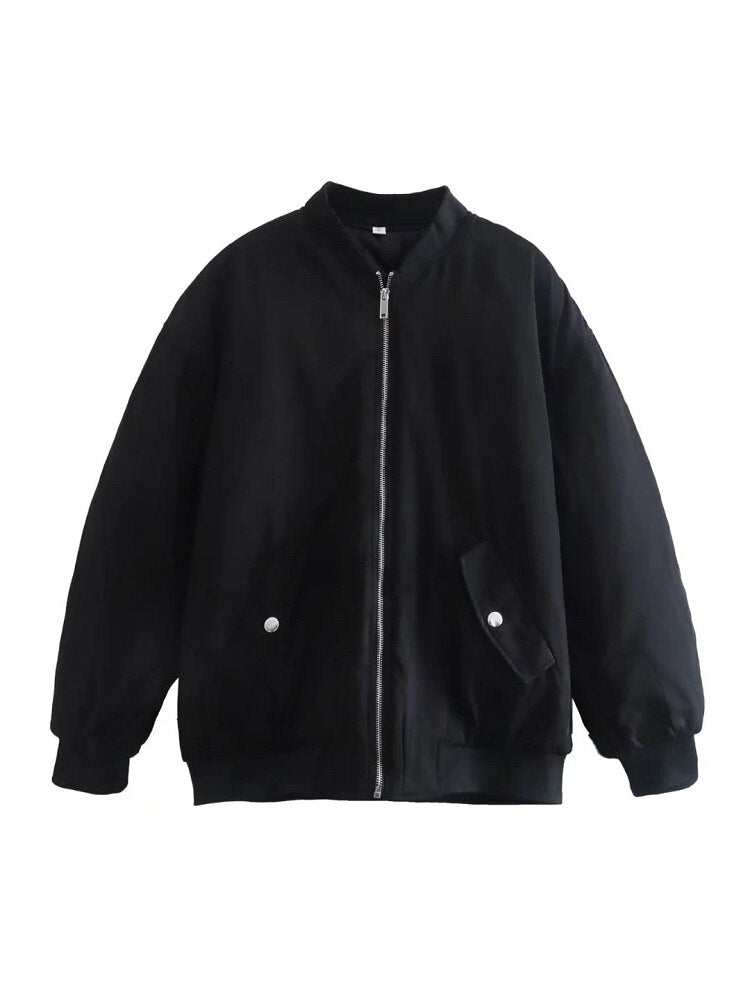 Clarisse | Veste Bomber Zippée Oversize Femme - Image 7