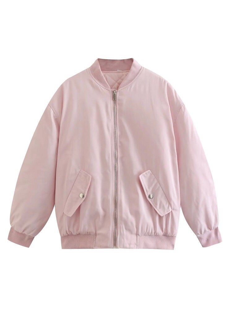 Clarisse | Veste Bomber Zippée Oversize Femme - Image 10