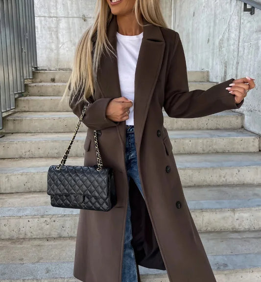 Savannah | Manteau Croisé Femme - Manteau - Image 2