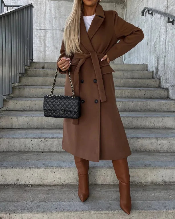 Savannah | Manteau Croisé Femme - Manteau - Image 3