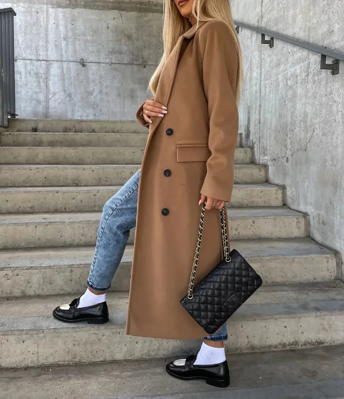 Savannah | Manteau Croisé Femme - Manteau - Image 6