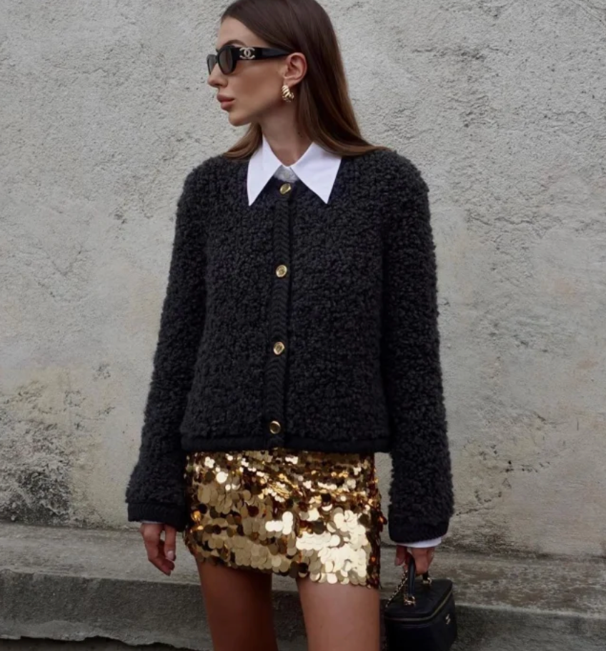 Mallaury | Veste Cardigan Femme Coupe Décontractée - Image 4