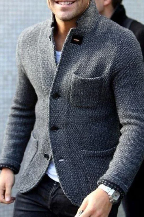 Franck | Veste Décontractée Boutonnée pour Homme - Image 1