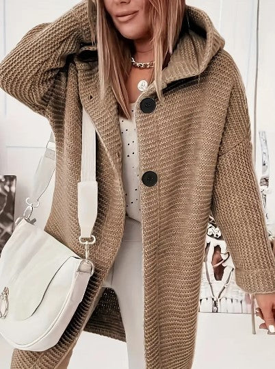 Maéva | Cardigan à Capuche Oversize Femme - Image 2