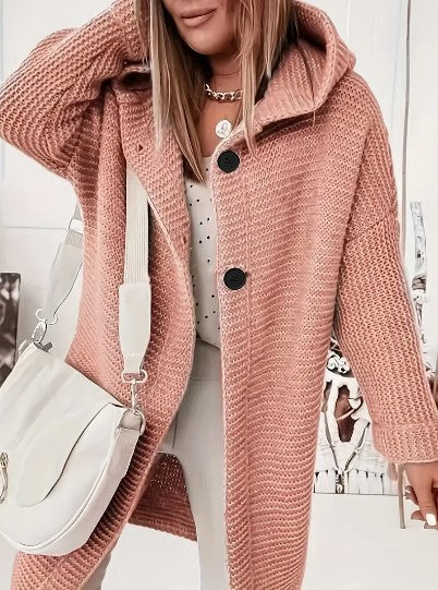 Maéva | Cardigan à Capuche Oversize Femme - Image 17