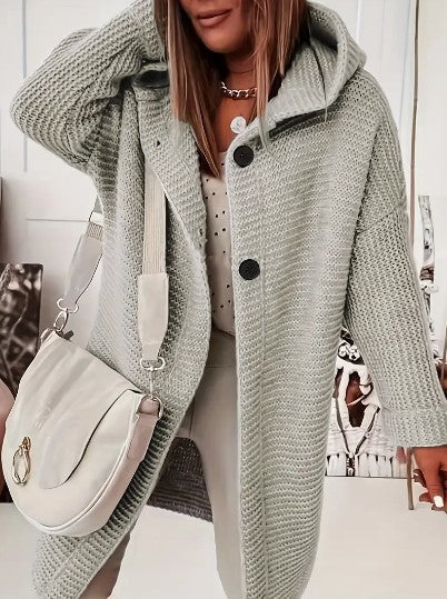 Maéva | Cardigan à Capuche Oversize Femme - Image 18