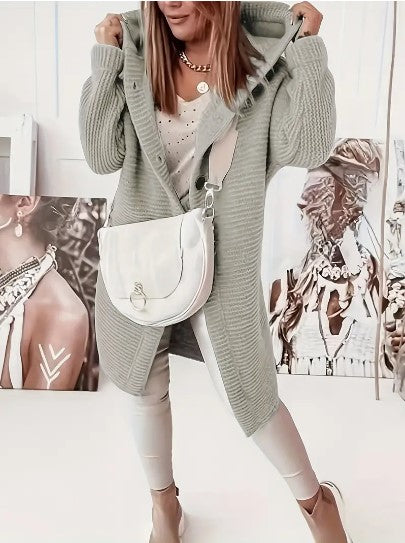 Maéva | Cardigan à Capuche Oversize Femme - Image 7
